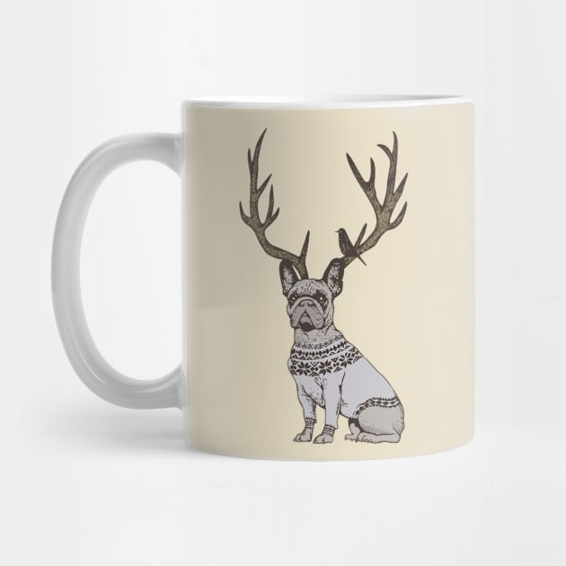 Deer Frenchie by huebucket